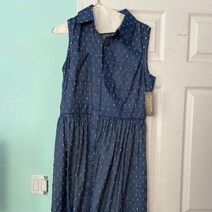 Eva Mendes denim dress, size 6, tags still attached